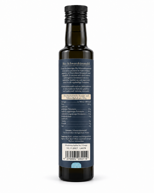 Schwarzkümmelöl gefiltert 250ml