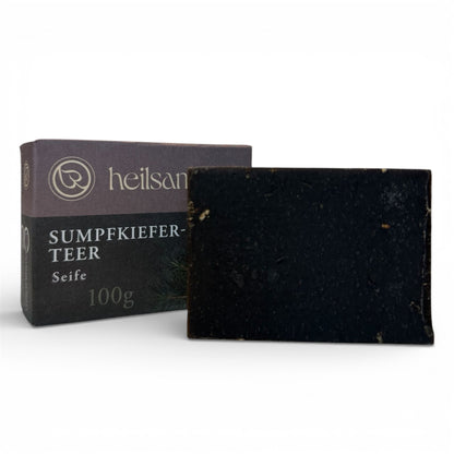 heilsam Sumpfkieferteer Seife – handmade & vegan - 100gr